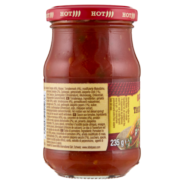 Old El Paso Taco Salsa hot 235 g