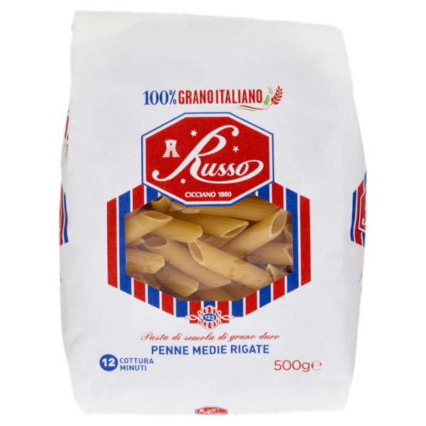 Russo Penne Medie Rigate 123 500 g