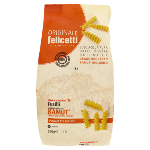 Felicetti Originale Fusilli di Grano Khorasan Kamut 500 g