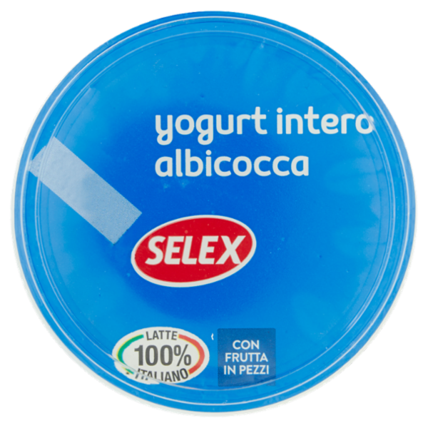 Selex Yogurt Intero Albicocca con Frutta in Pezzi 500 g