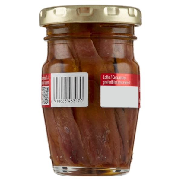 Consorcio Filetti di Acciughe in olio di oliva extra vergine biologico 80 g