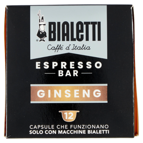 Bialetti Caffè d'Italia Espresso Bar Ginseng 12 Capsule 66 g