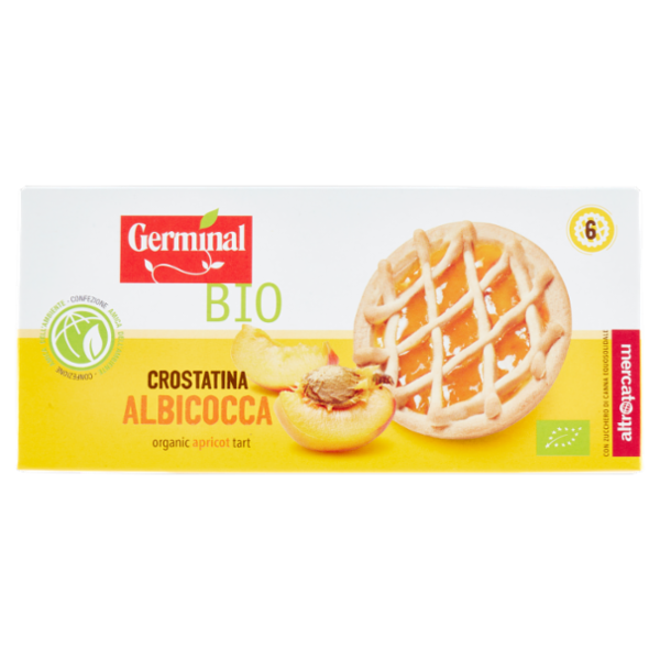 Germinal Bio Crostatina Albicocca 6 x 45 g