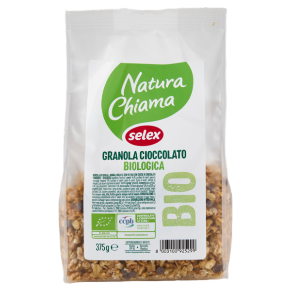 Selex Natura Chiama Granola Cioccolato Biologica 375 g