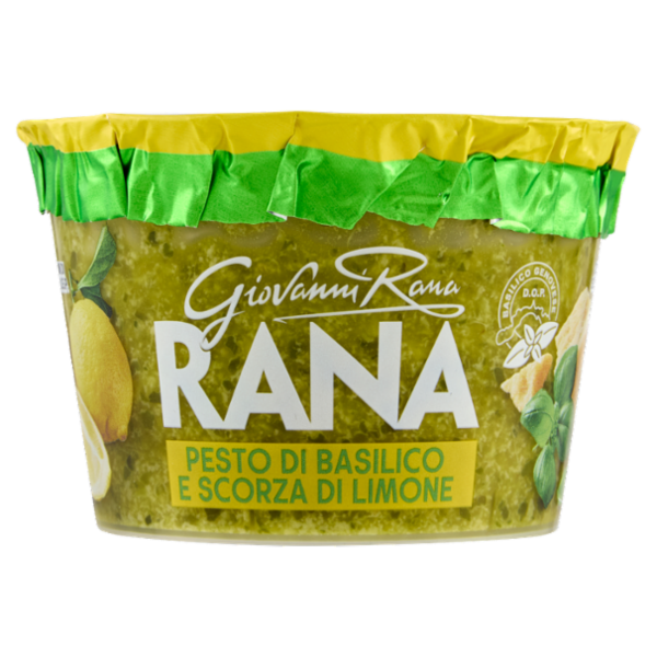 Giovanni Rana Pesto di Basilico e Scorza di Limone Pesto Fresco 130 g