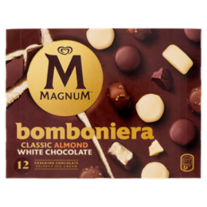 Magnum Bomboniera Classic Almond White Chocolate 12 Gelati 104 g