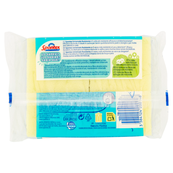 Spontex Spugna Abrasiva Universale Mosaik x2