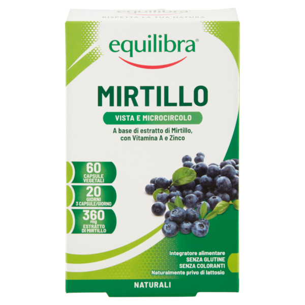equilibra Mirtillo 60 Capsule Vegetali 26 g
