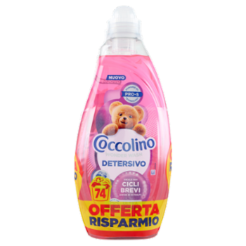 Coccolino Wonder Wash Detersivo Ultra Care 74 Lavaggi 2 x 1480 Ml