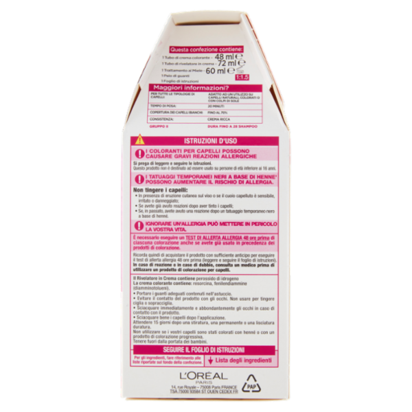 L'Oréal Paris Tinta Capelli Casting Creme Gloss, Senza Ammoniaca, 600 Biondo Scuro