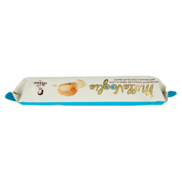 Matilde Vicenzi MilleVoglie Bocconcini di Sfoglia con Crema al Latte e Cioccolato Bianco 100 g