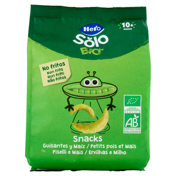 Hero Solo Bio Snack Piselli e Mais 40 g
