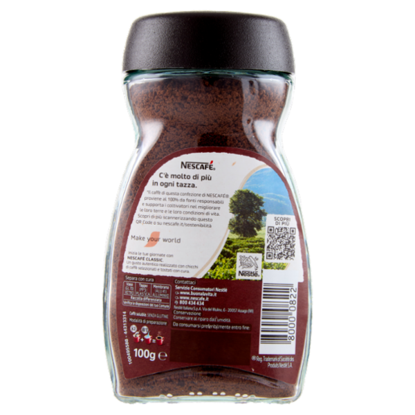 Nescafé Classic Caffé Solubile Barattolo 100 g