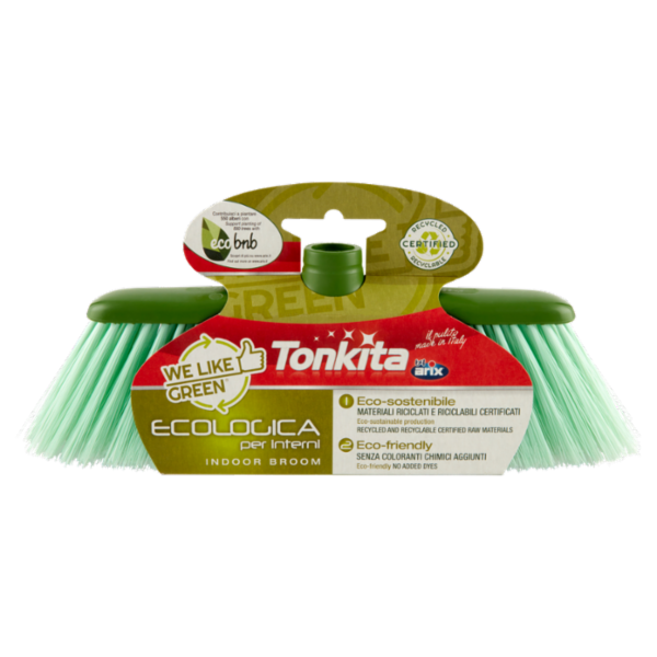 Tonkita We Like Green Scopa Ecologica per Interni