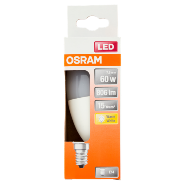 Osram Led Star Classic B 60 Warm White 7.5 W E14