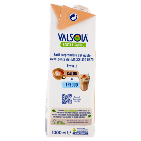 Valsoia Bontà e Salute Macchiato Orzo 1000 ml