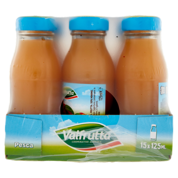 Valfrutta Pesca Italiana Succo e polpa di frutta 15 x 125 ml