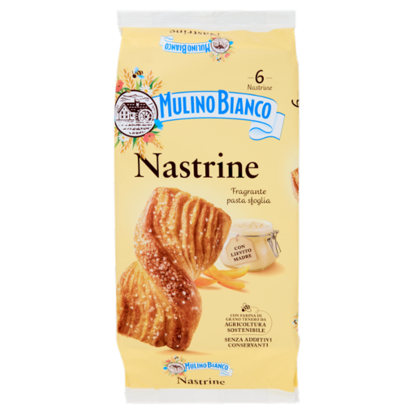 Mulino Bianco Nastrine Merenda Senza Additivi Conservanti 6 pezzi 240g