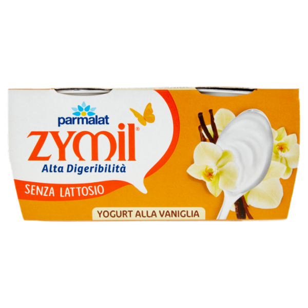 ZYMIL Alta Digeribilità Senza Lattosio Yogurt alla Vaniglia 2 x 125 g
