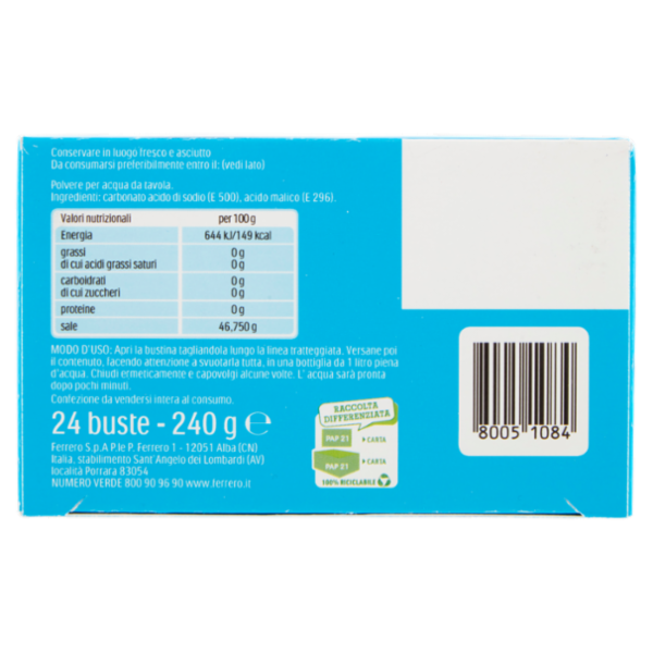 Ferrero cristallina 24 buste 240 g