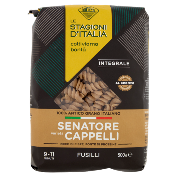 Le Stagioni d'Italia Senatore varietà Cappelli Integrale Fusilli 500 g