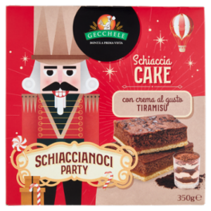 Gecchele Schiaccia Cake Con Crema Al Gusto Tiramisù 350 g