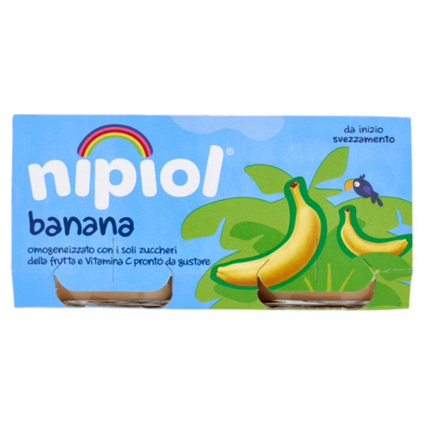 nipiol banana omogeneizzato 2 x 80 g
