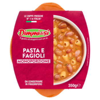 DimmidiSì Pasta e Fagioli Monoporzione 350 g