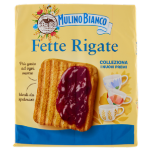 Mulino Bianco Fette Biscottate Rigate 315g