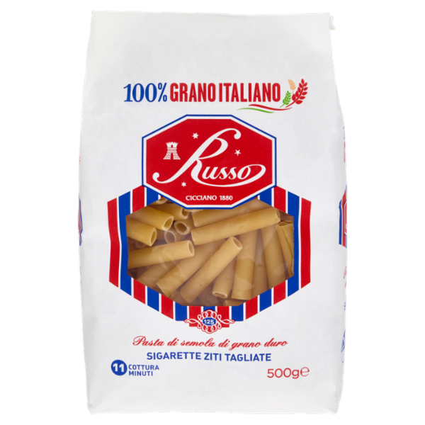 Russo Sigarette Ziti Tagliate 125 500 g