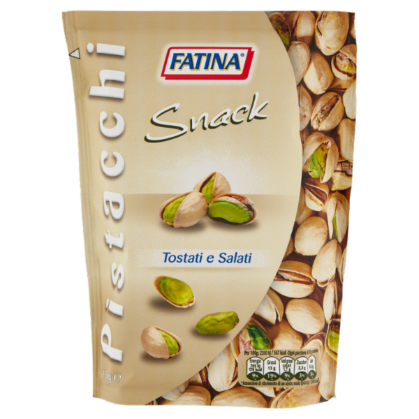 Fatina Snack Pistacchi Tostati e Salati 150 g