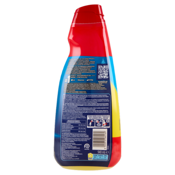 Finish Power Gel Lemon liquido lavastoviglie 42 lavaggi 940 ml