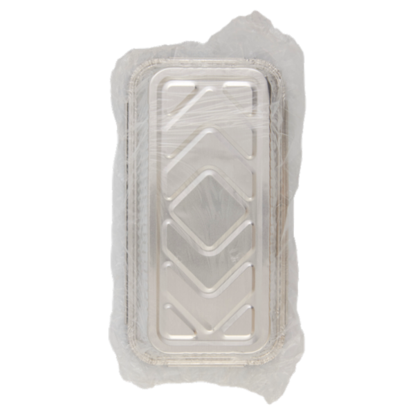 Selex Contenitore in Alluminio con Coperchio Plumcake 4 Porzioni 4 pezzi