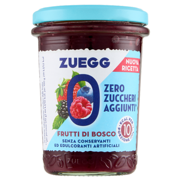 Zuegg Zero Zuccheri Aggiunti* Frutti di Bosco 220 g