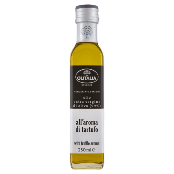 Olitalia Gourmet Condimento a Base di olio extra vergine di oliva (99%) all'aroma di tartufo 250 ml
