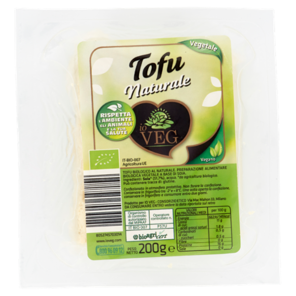 io VEG Tofu Naturale 200 g