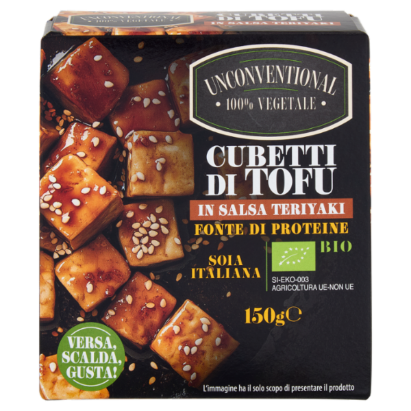 Unconventional Cubetti di Tofu in Salsa Teriyaki Bio 150 g