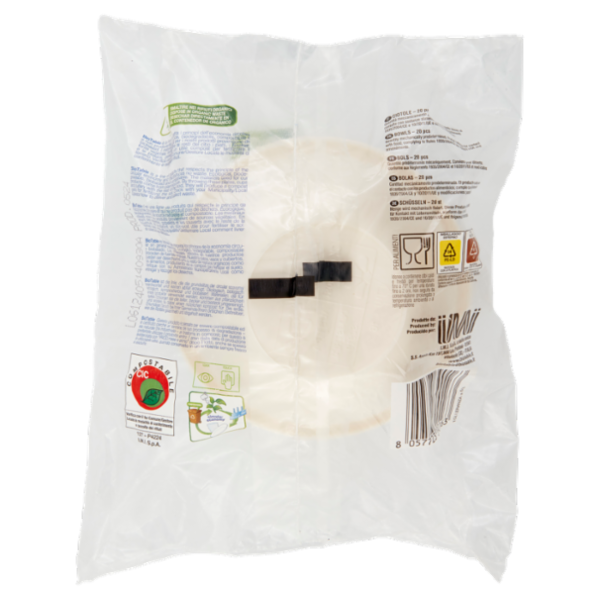 Bio Table Ciotole Compostabili 20 pz