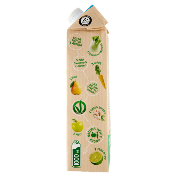 Valfrutta 100% Frullato Veggie Pera Finocchio Zenzero 1000 ml