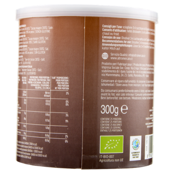 altromercato Bio Cacao Solibile equik 300 g