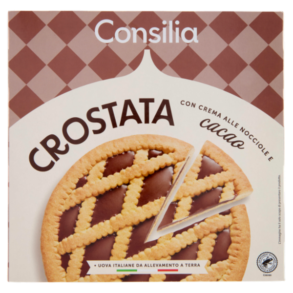 Consilia Crostata con Crema alle Nocciole e Cacao 380 g