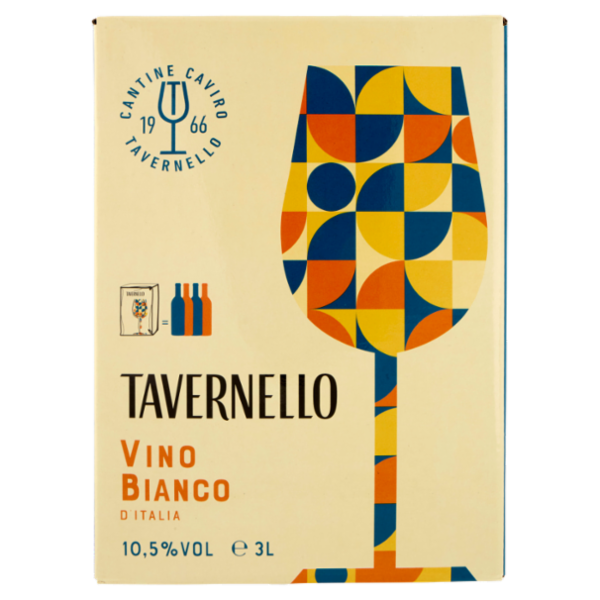 Tavernello Vino Bianco d'Italia 3 L