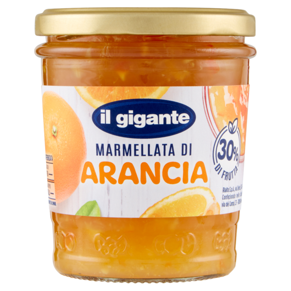 IL GIGANTE Marmellata di Arancia 330 g