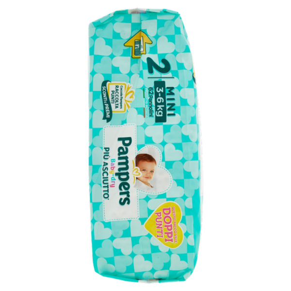 Pampers Baby-dry Mini 31+31 pz