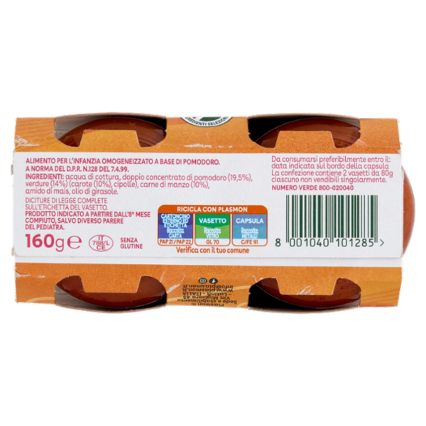 Plasmon i Sughetti Ragù di Manzo 2 x 80 g