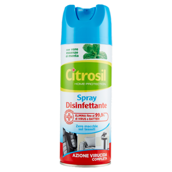 Citrosil Home Protection Spray Disinfettante con vere essenze di menta 300 ml