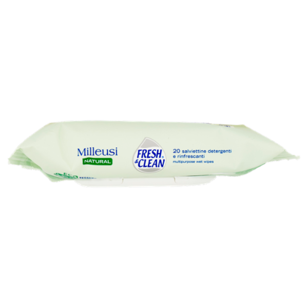 Fresh & Clean Milleusi Natural Igienizzante Salviettine 20 pz