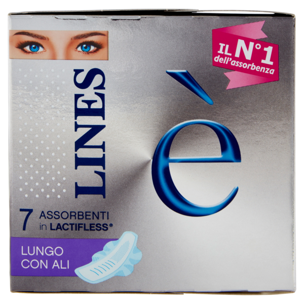 Lines è Assorbenti Lungo con Ali 7 pz