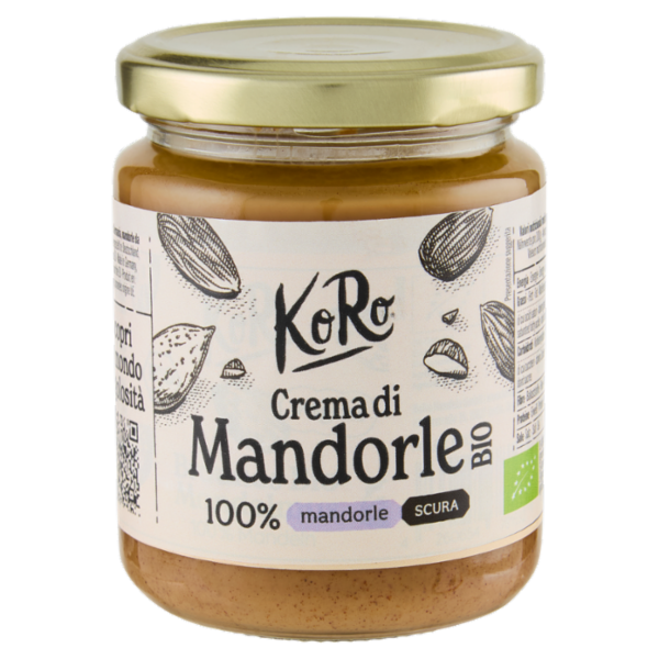 KoRo Crema di Mandorle Scura Bio 250 g