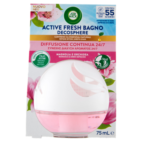 Air Wick Active Fresh Bagno Magnolia e Orchidea 75 mL